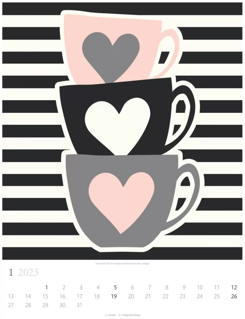Weingarten Coffee Love Kalender 2025