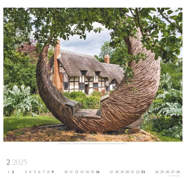 Weingarten Englische Parks & Cottages Kalender 2025