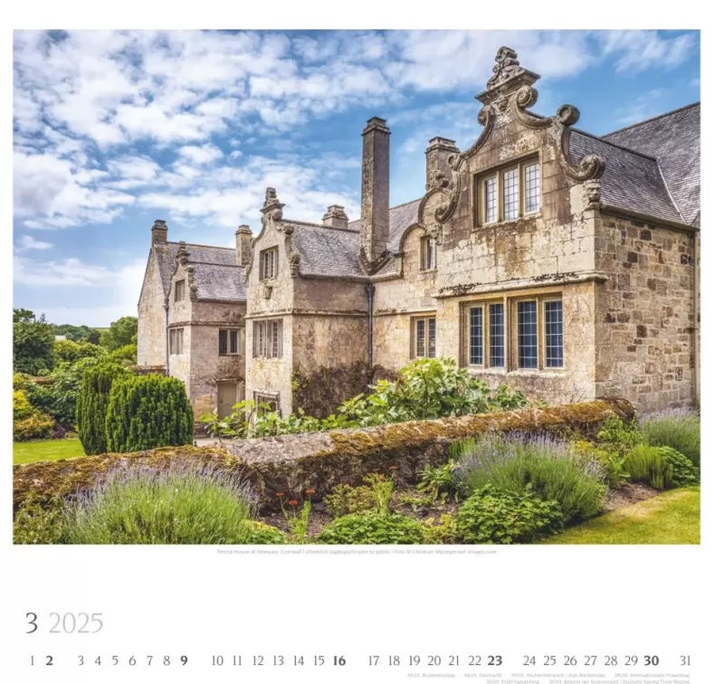 Weingarten Englische Parks & Cottages Kalender 2025