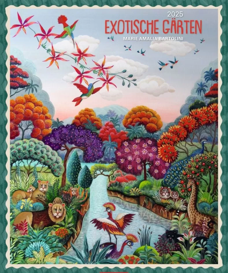 Weingarten Exotische Garten Edition Kalender 2025