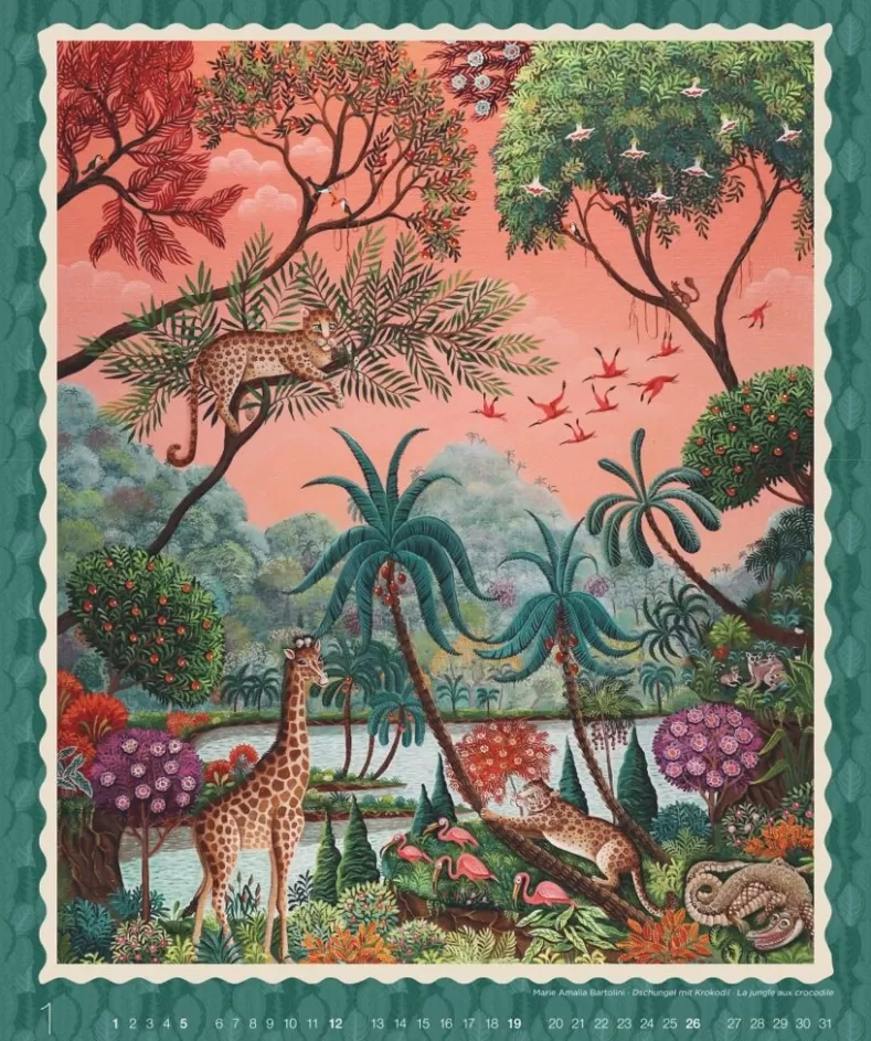Weingarten Exotische Garten Edition Kalender 2025
