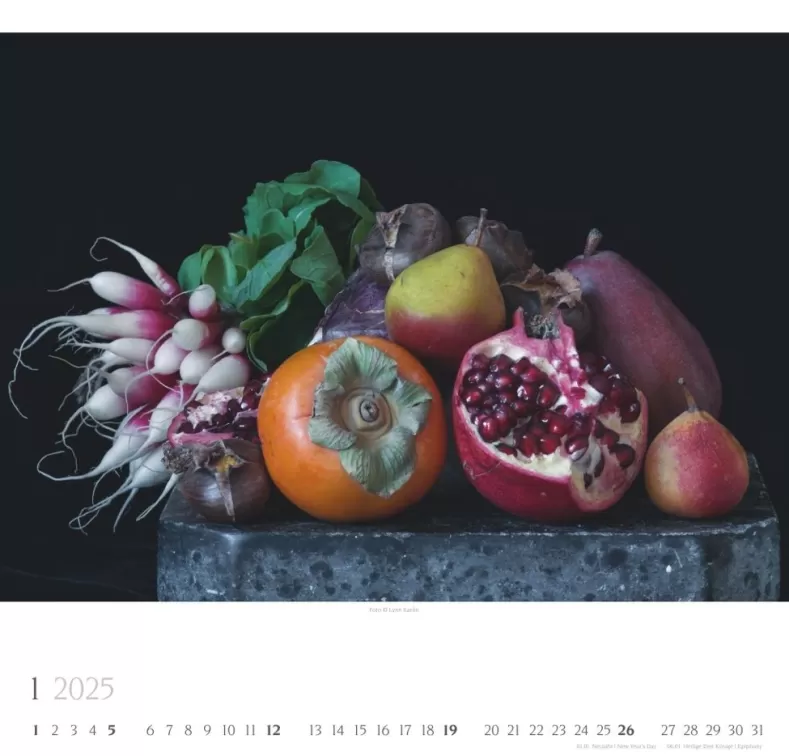 Weingarten Food Stills Lynn Karlin Kalender 2025