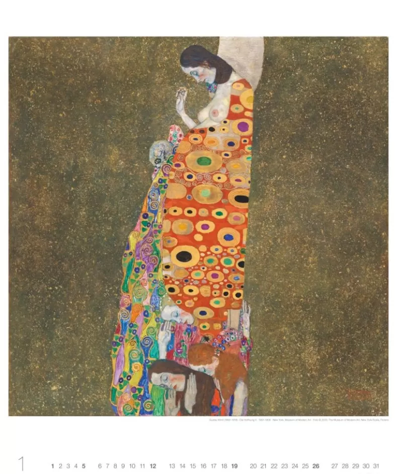 Weingarten Gustav Klimt Edition Kalender 2025