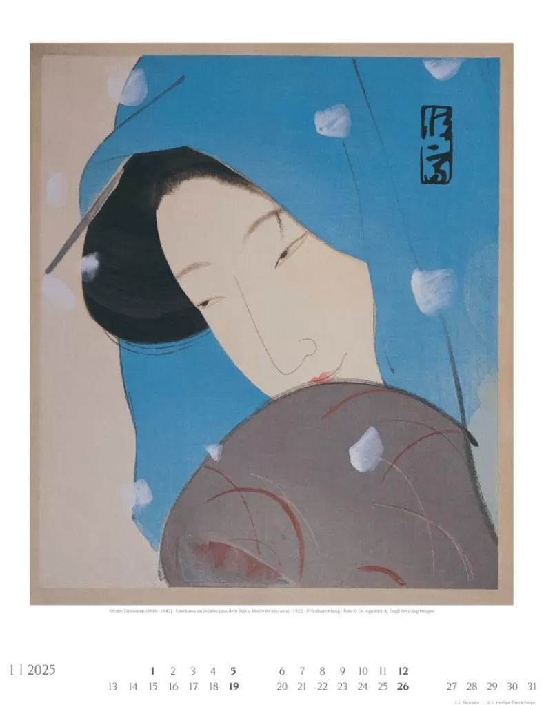Weingarten Japan Art Kalender 2025