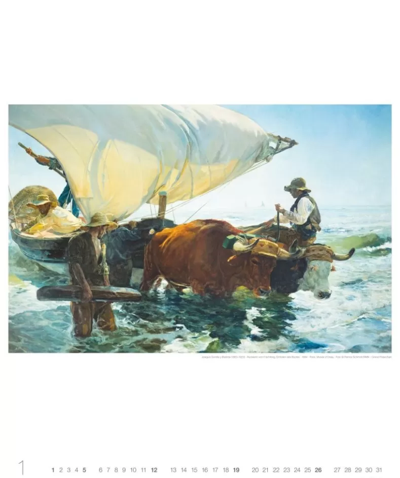 Weingarten Joaquin Sorolla Edition Kalender 2025
