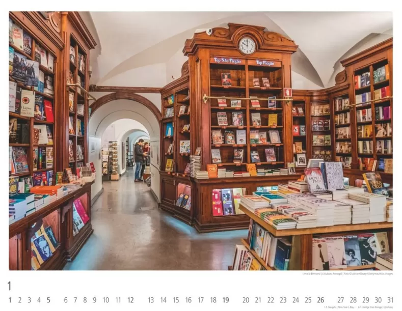Weingarten Lieblings-Buchhandlungen Kalender 2025