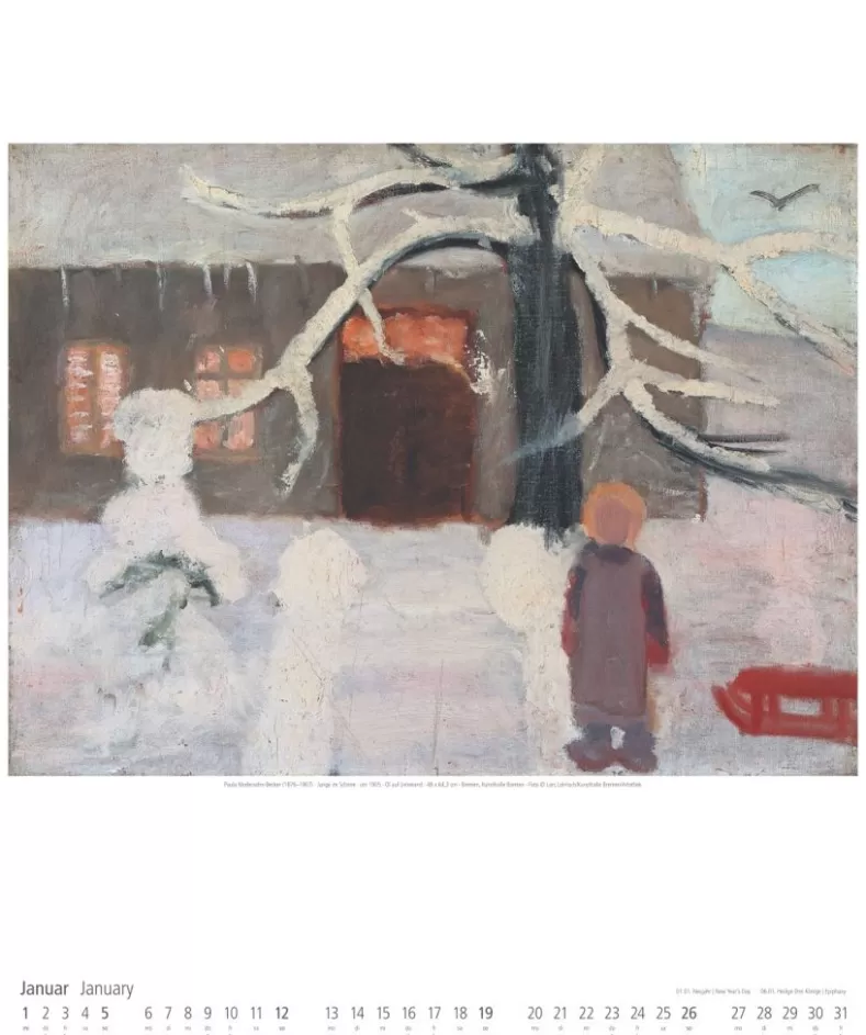 Weingarten Paula Modersohn-Becker Kalender 2025