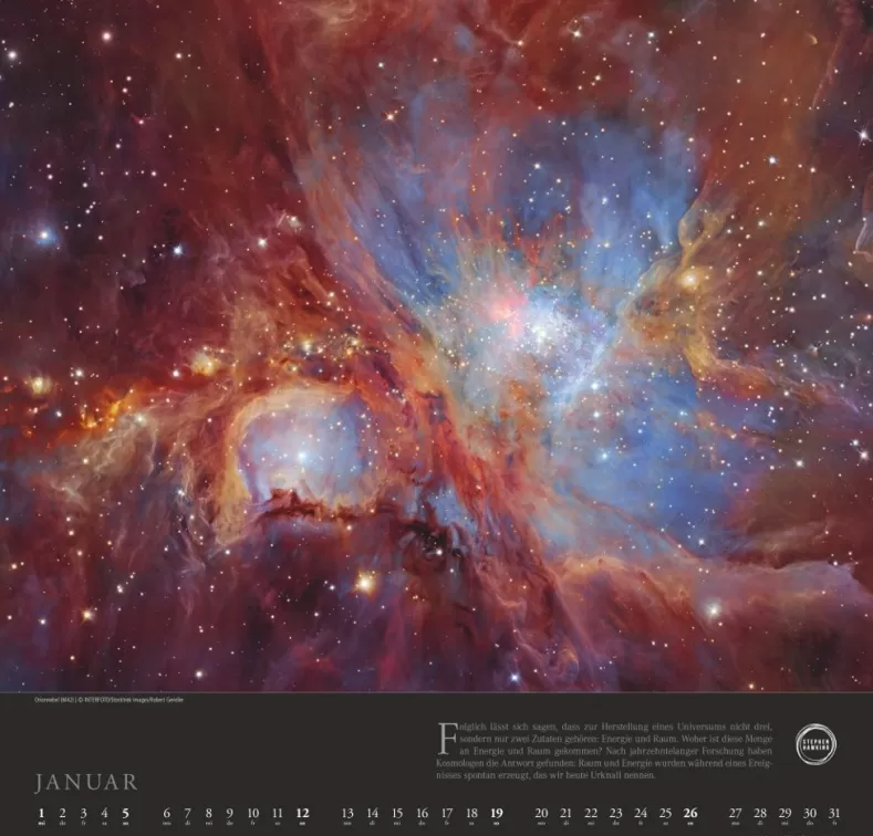 Weingarten Stephen Hawking Kalender 2025