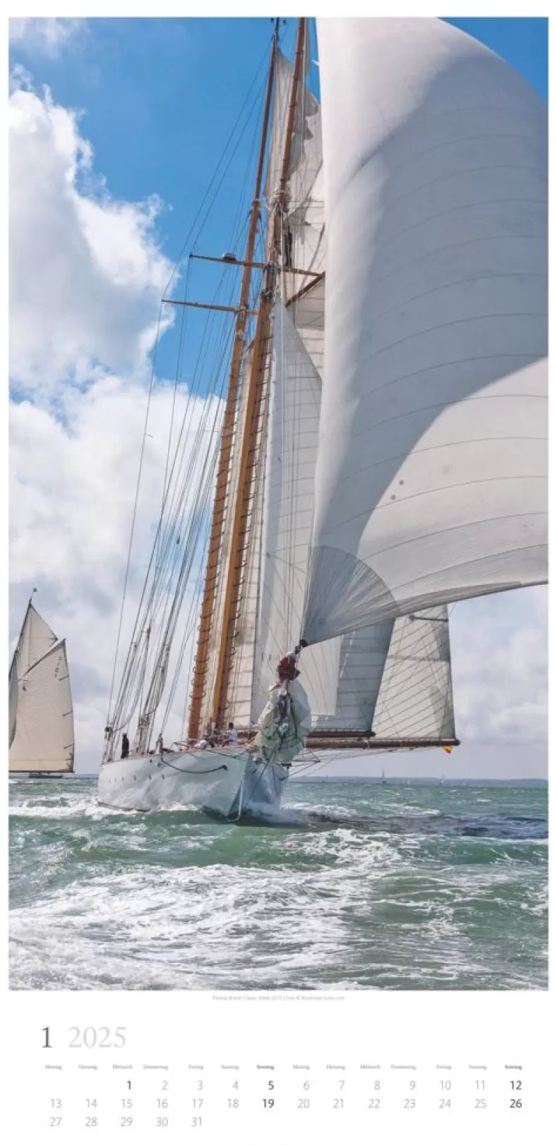 Weingarten Under Sail Kalender 2025