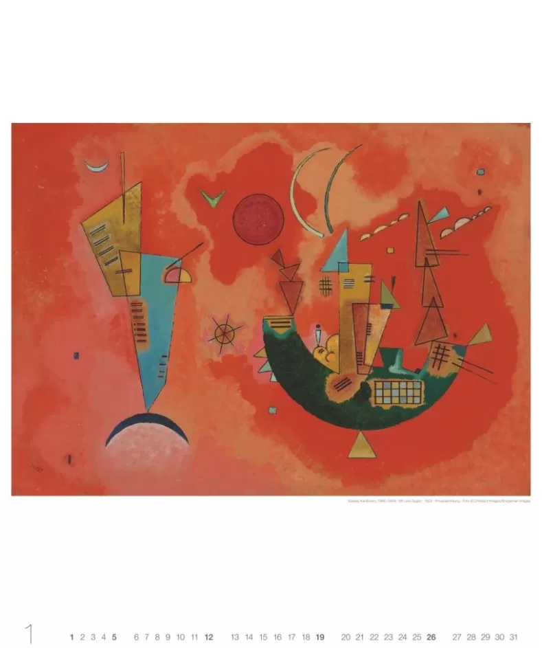 Weingarten Wassily Kandinsky Edition Kalender 2025